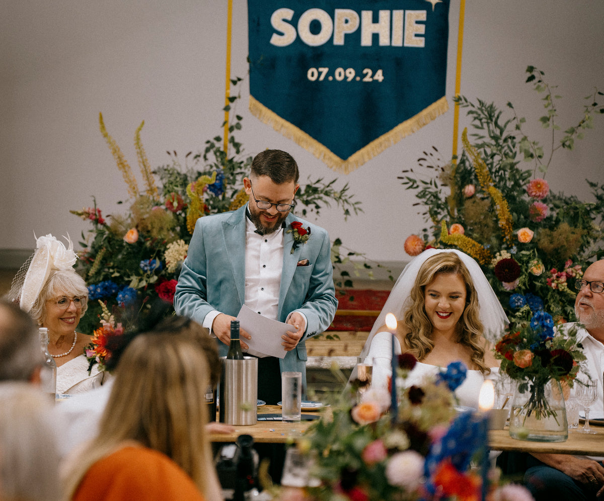 Wedding flowers by A Bunch of Blooms