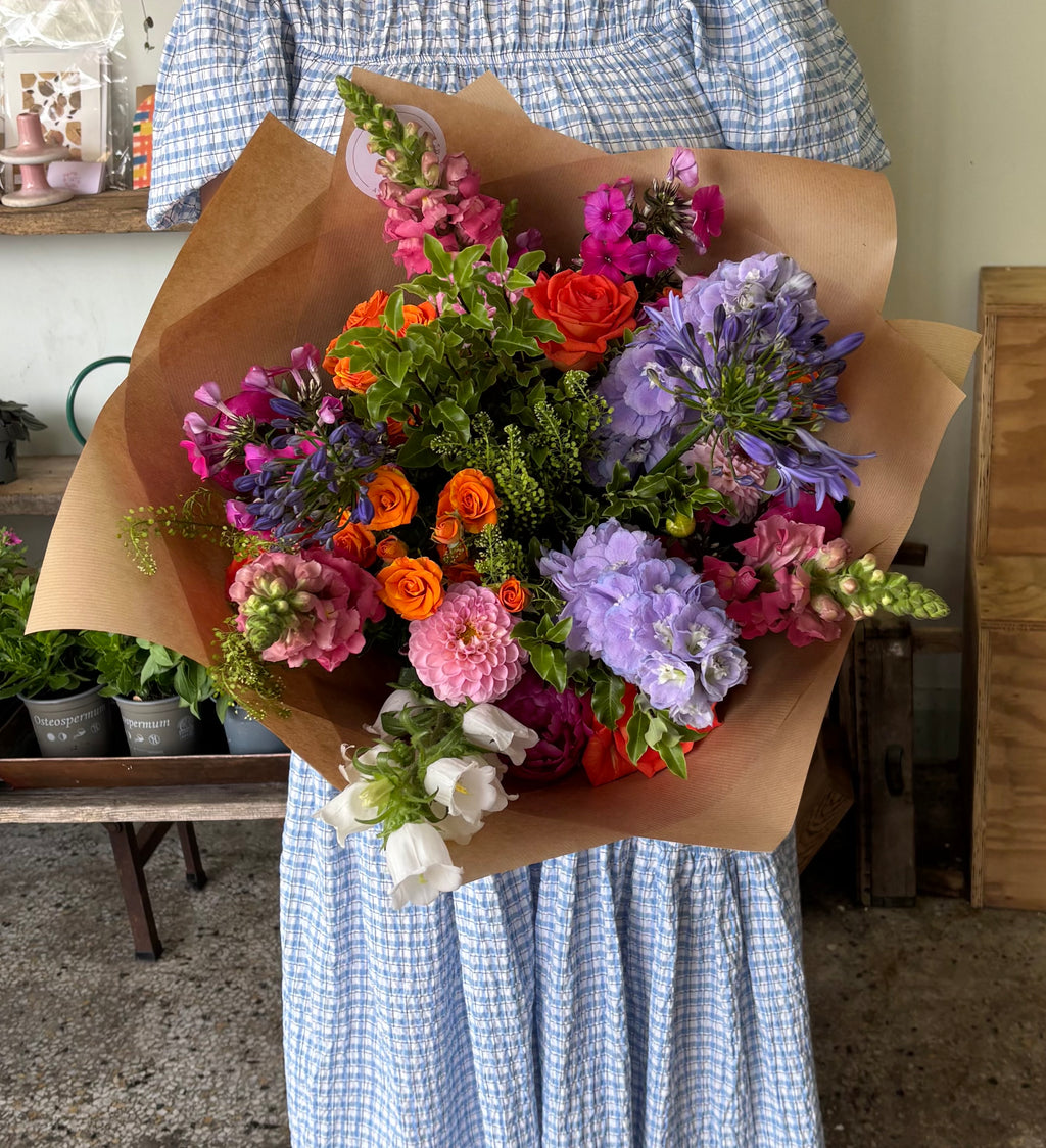 Bright and beautiful seasonal bouquet