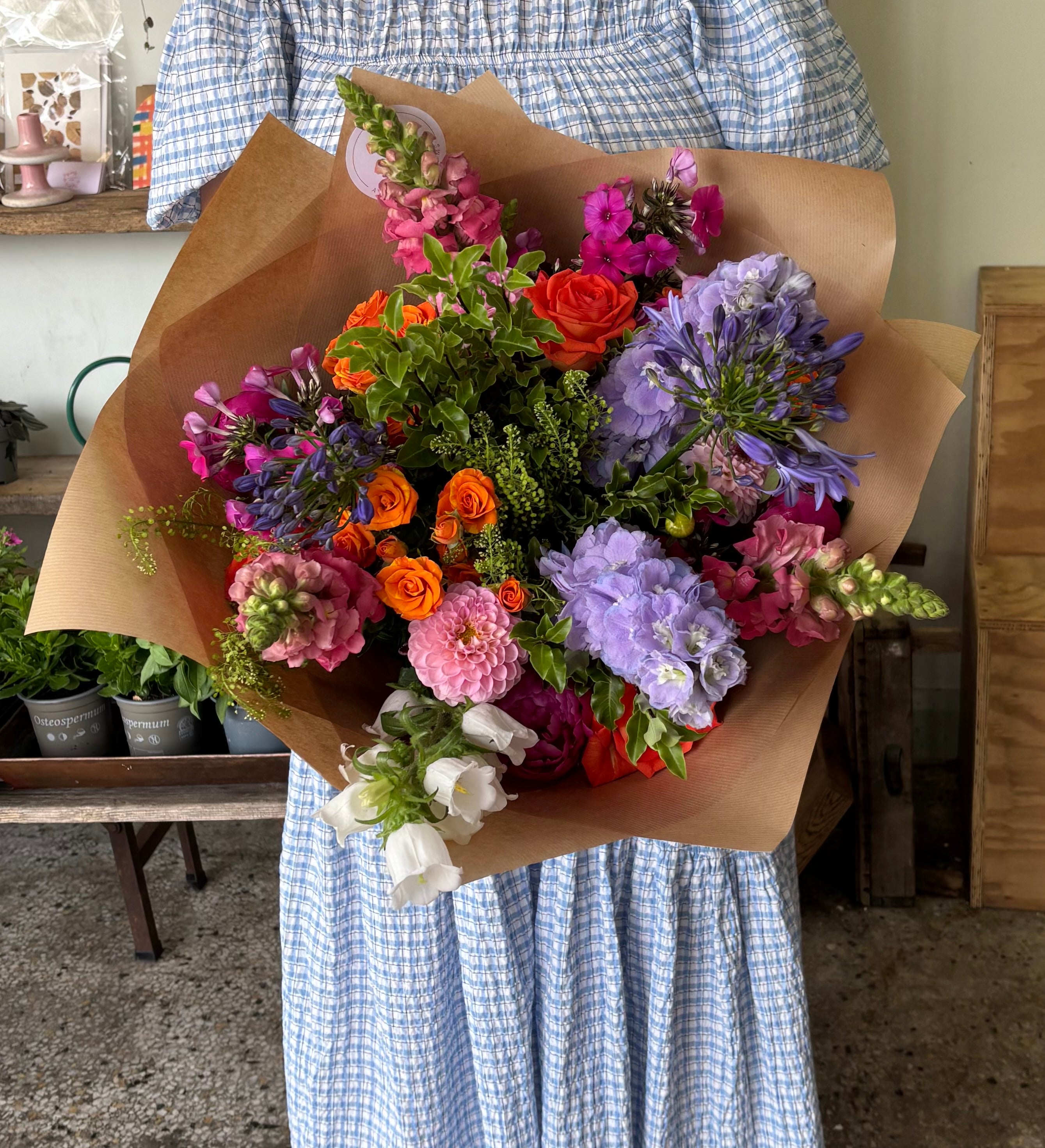 Bright and beautiful seasonal bouquet